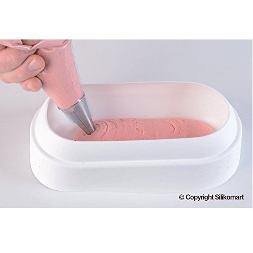 Cuisineonly Large Oval Bomb Silicone Mould for Cooking Around Patisserie (Silicone Moulds)