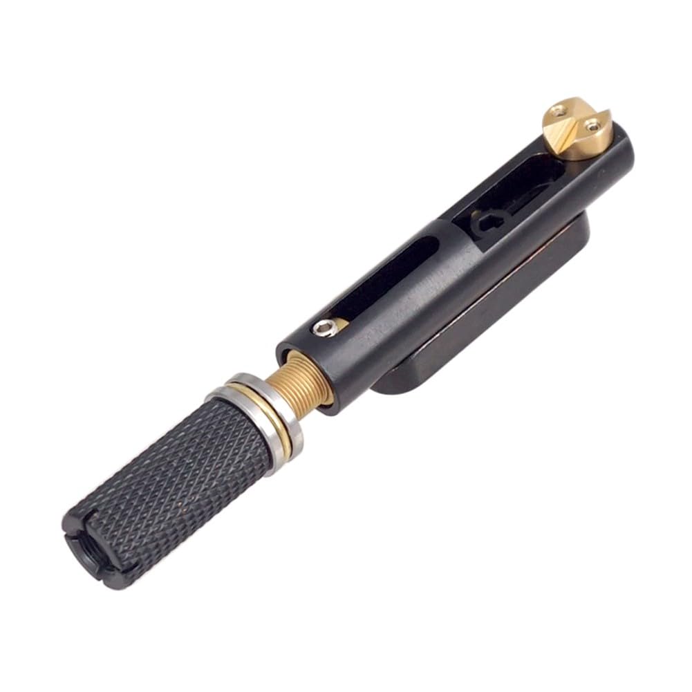 Puente de guitarra sin cabeza para kit de repuesto con 6 cuerdas, accesorio fijo de metal, guitarra eléctrica, color plateado y negro
