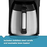 BLACK+DECKER 12-Cup Thermal Coffee Maker, Keep Coffee Hot with Insulated Stainless Steel Carafe, Digital Controls, Easy to Clean. - Image 5