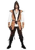 robin hood kostüm damen  WILBERS & WILBERS Robin Hood Kost?m Herrenkost?me Herren Karneval Fasching Hose Hemd G?rtel Braun