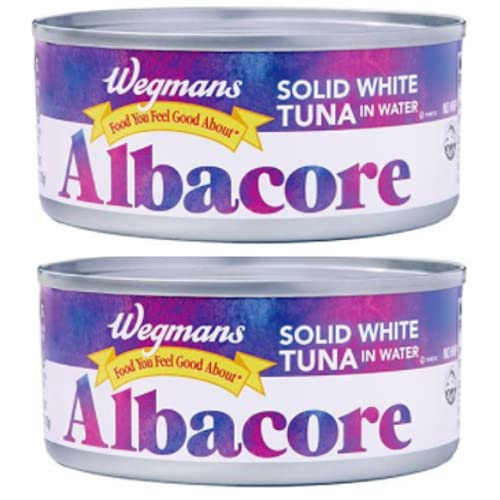 20th Street Products Wegmans Solid White Albacore Tuna in Water, 6 Oz (2 Pack)