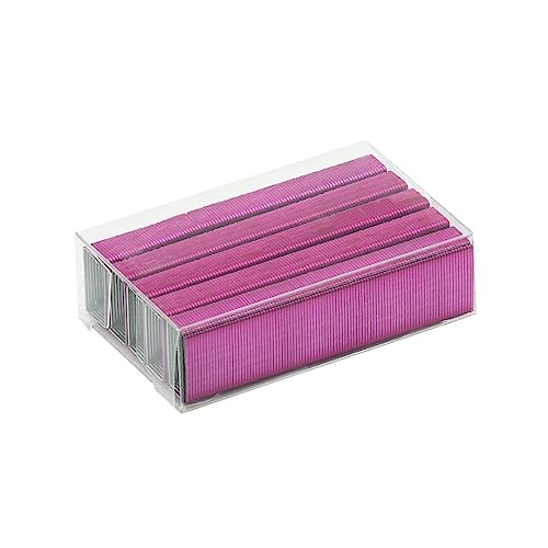 Grampo para Grampeador Colorido 26/6 1000 Unidades BRW (Roxo)