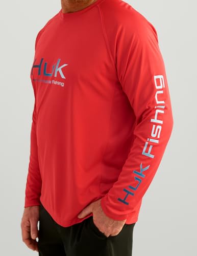 Image of HUK Men's Pursuit Vented Long Sleeve Fishing Shirt (+30 UPF)