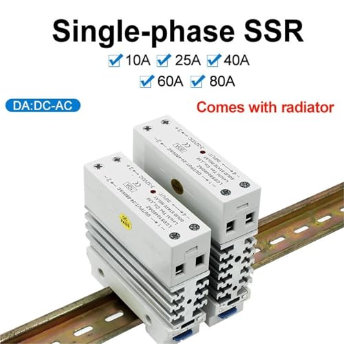 SSR Relais Statique Mince 60A Solution Anti Surchauffe pour Commande Industrielle - 3