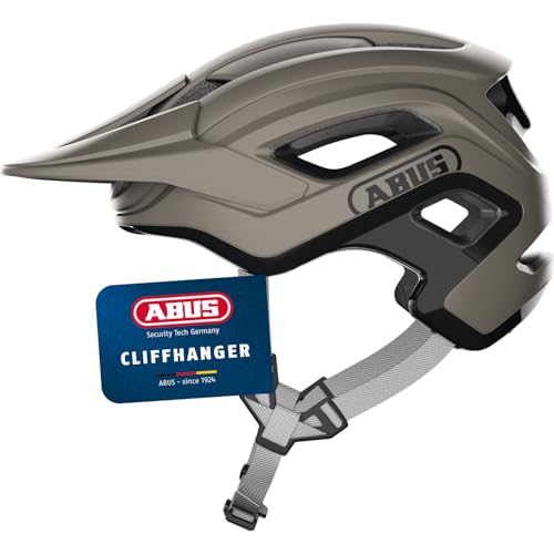 Casco ABUS Cliffhanger gris M para rutas de montaña exigentes