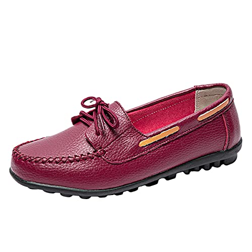 Bottines pour femmes sans talon à lacets confortables pour la marche au quotidien