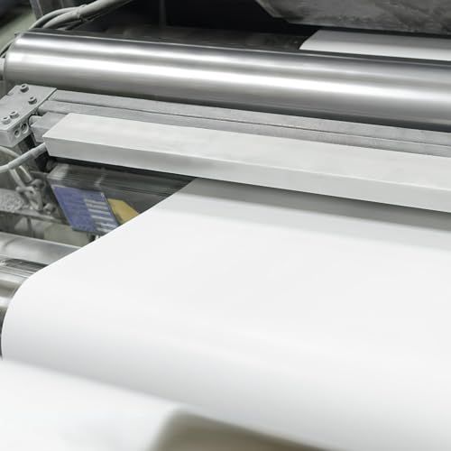Papier autocollant blanc A4 forte adhérence en vinyle PVC mat lot de 100 - 5