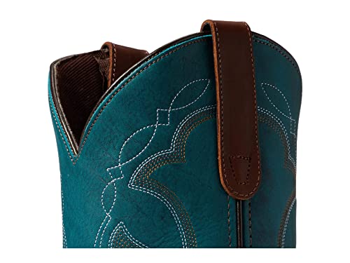 Image of ROPER Mens Monterey Embroidered Square Toe Pull On Casual Boots Mid Calf