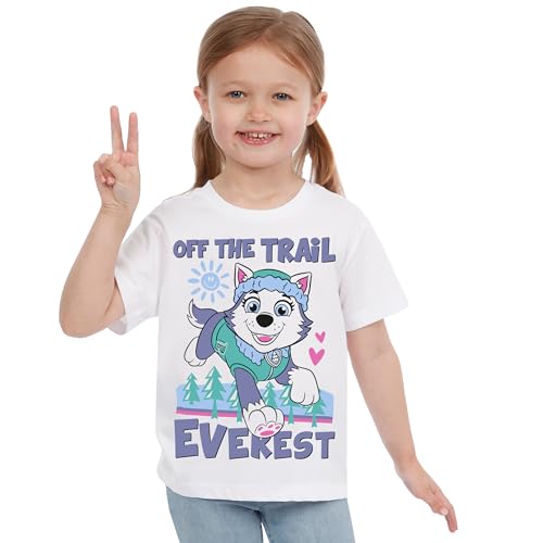 Paw Patrol Girls T Shirts 2 Pack | Pack of 2 Girls Tee Shirts | Everest and Skye Shirts3