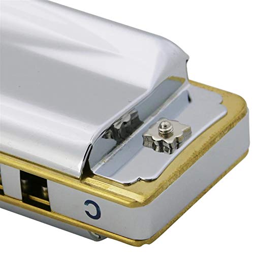 KIRANDIE Harmonica 10 Trous diatoniques Blues Harp Laiton Roseaux Bouche Organ Clé C Métal Peigne Instruments de Musique… - Les Beatles, Paul McCartney, John Lennon, RIngo Starr, George Harrison KIRANDIE Harmonica 10 Trous diatoniques Blues Harp Laiton Roseaux Bouche Organ Clé C Métal Peigne Instruments de Musique… – Image 7