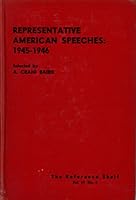 The Reference Shelf Volume 19 No 4 Representative American Speeches 1945 1946 B000Z4LFC8 Book Cover
