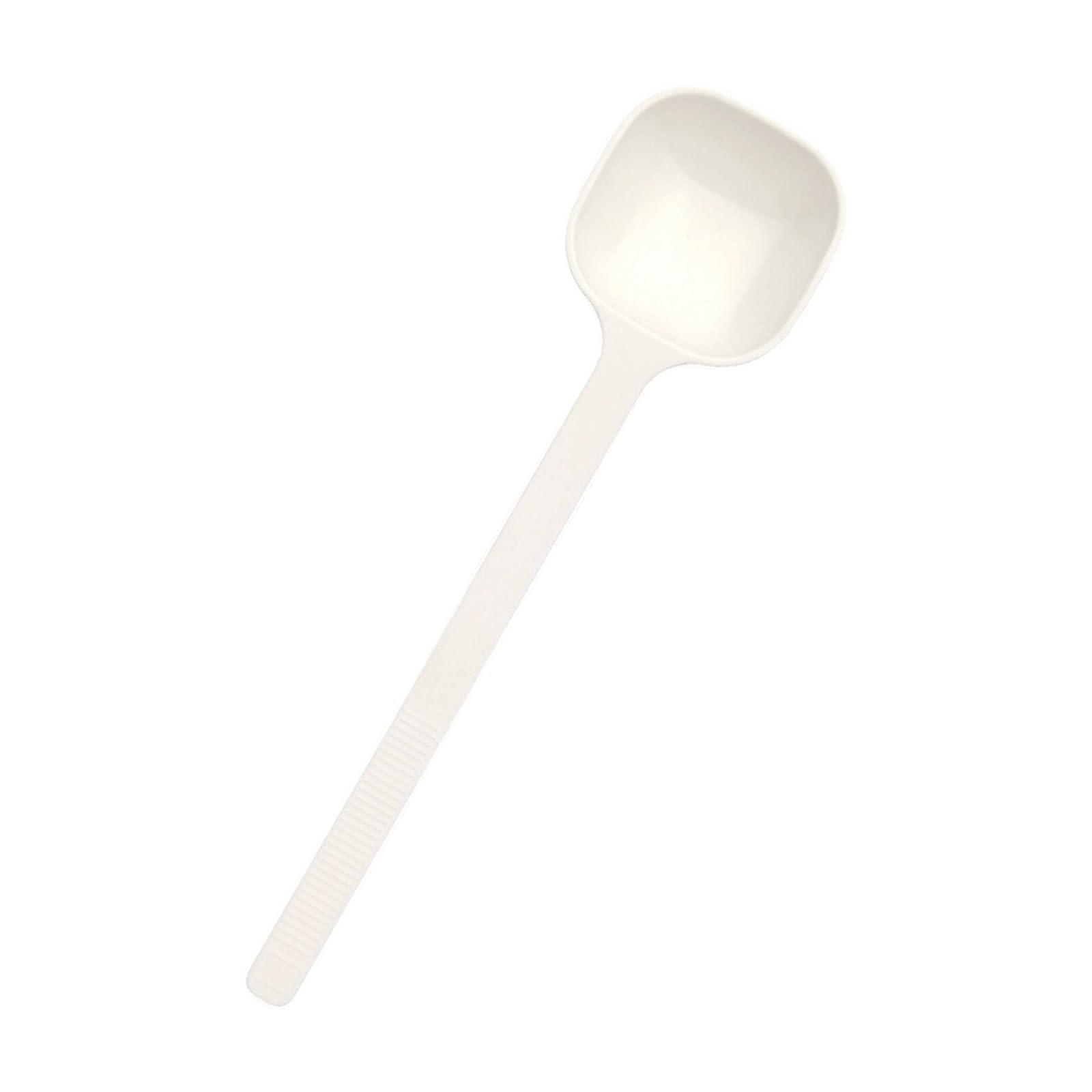 Xitea White Long Handle Plastic Scoops For Coffee And Spices Measuring Non-Slip Long Press Powder Dosing Spoon Kitchen Tool Coffee Dosing Scoops