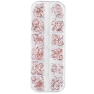 Haofy Nagelaufkleber Metall Mix Formen (#2)