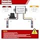 MZHOU DC 12V auf 24V 3A Spannungswandler, DC Wandler 10V-22V zu 24V Step-up Konverter Boost Stromadapter Spannungsregler