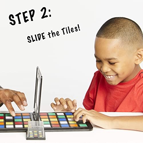 Rubiks Race Classic Fast-Paced Strategy Sequence Board Game, Ultimate Face to Face Two-Player Game