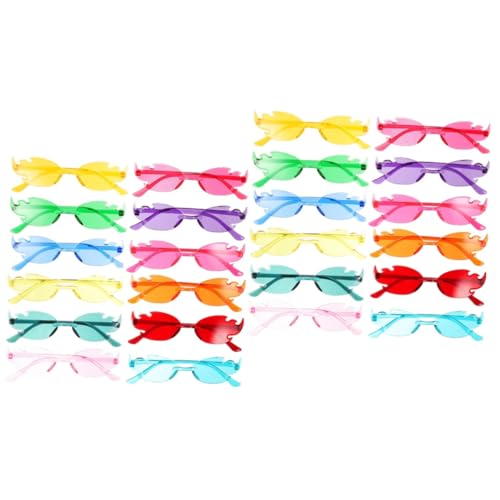 Lunettes de soleil pour femmes LIFKOME S accessoire de fête sans cadre en plastique