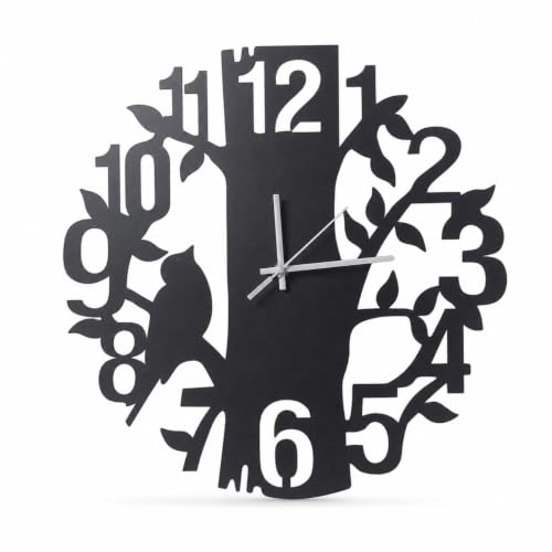Reloj de pared de hierro LOVIVER con movimiento mineral de alta precisión 2