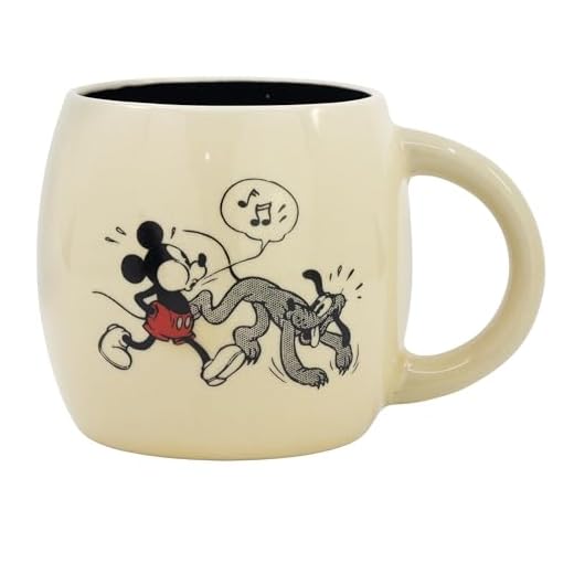 Taza Globe de cerámica de 380 ml de Mickey Mouse
