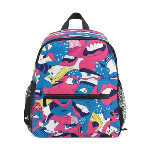 Sac à dos enfant au style dessin animé funky, le cadeau parfait pour la maternelle