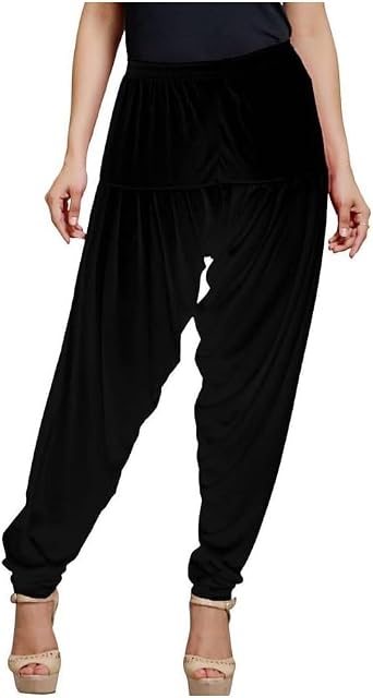 ShemassTM Womens Cotton Blend Patiala Harem Pants Yoga Dhoti Salwar