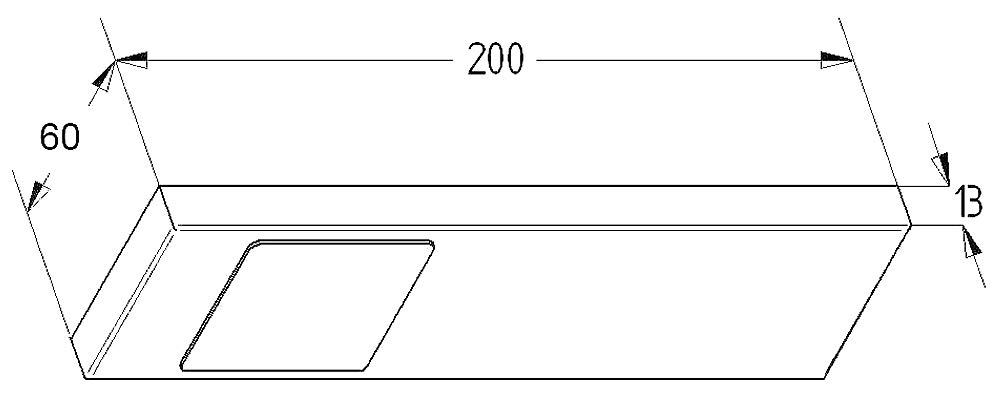 Thebo LED 91 Tadeo 3 in EDELSTAHL - SET 4 inkl. Leuchte mit Hauptschalter/Unterbauleuchten/Oberschrankleuchten