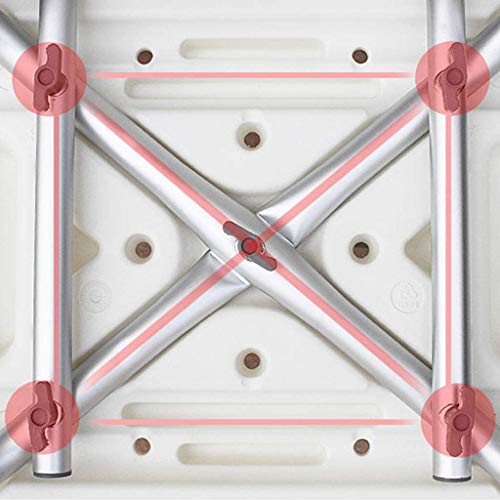 Aide au bain réglable en alliage d'aluminium durable et stable - 4