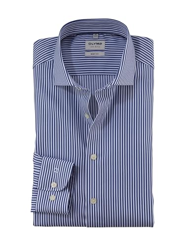 OLYMP Herren Oberhemd Langarm Level Five,Römer Streifen,366 Level 5 Body...