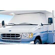 ADCO 2407 White Class C Ford 1997-2008 Windshield Cover RV Motorhome with Mirror Cutouts