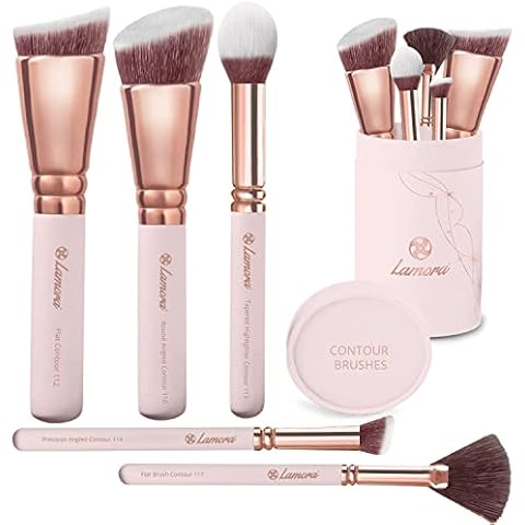 Pro Face Contour Brush Set - Synthetic Contouring Kit Cover