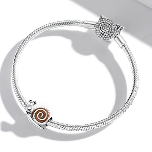 Abalorio de plata de ley 925 compatible con pulseras y collares Troll 2