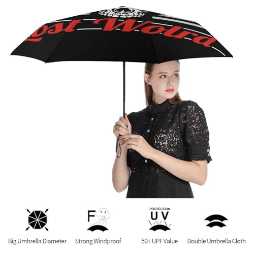 Parapluie pliant automatique compact girafe pour voyage