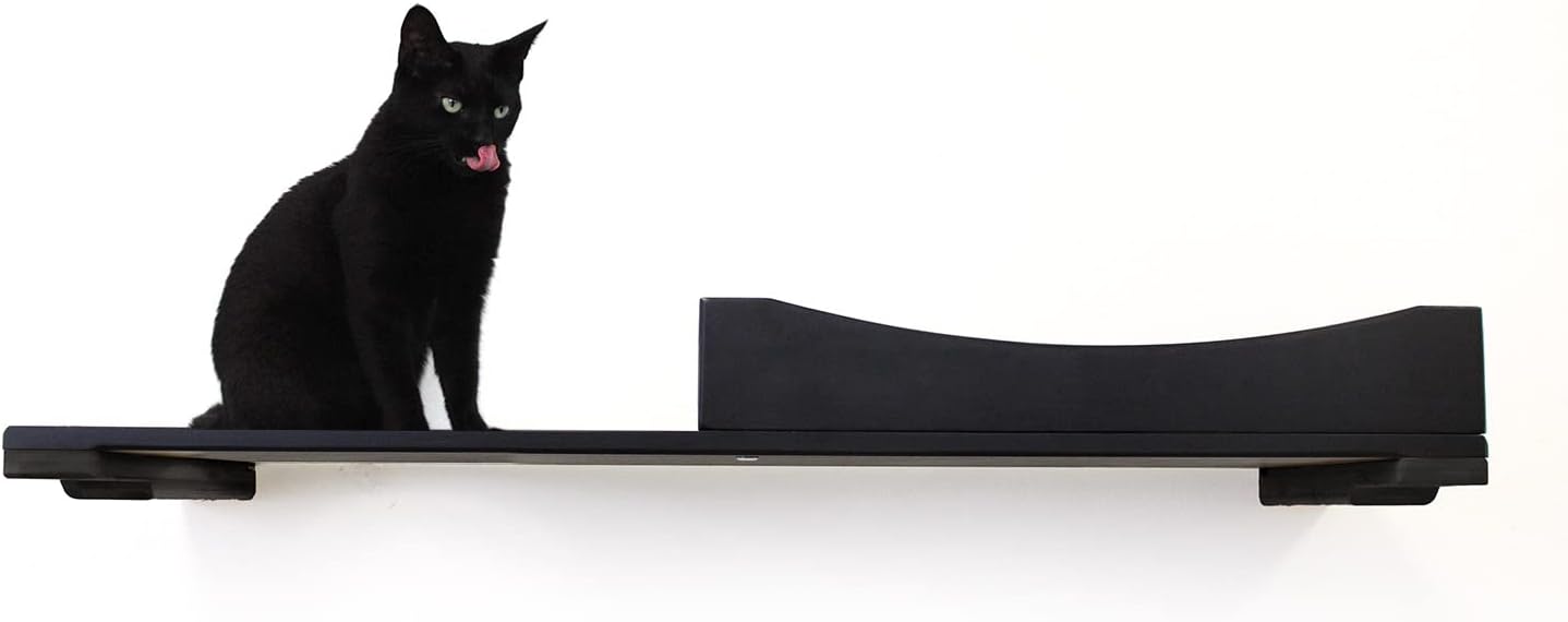 Catastrophic Creations The Nest Cat Bed – Modern Cat Bed – Bamboo Bed for Cats – Warm & Plush Pet Bed – Modular Cat Beds for Indoor Cats – Faux Fur Nap Cat Bed