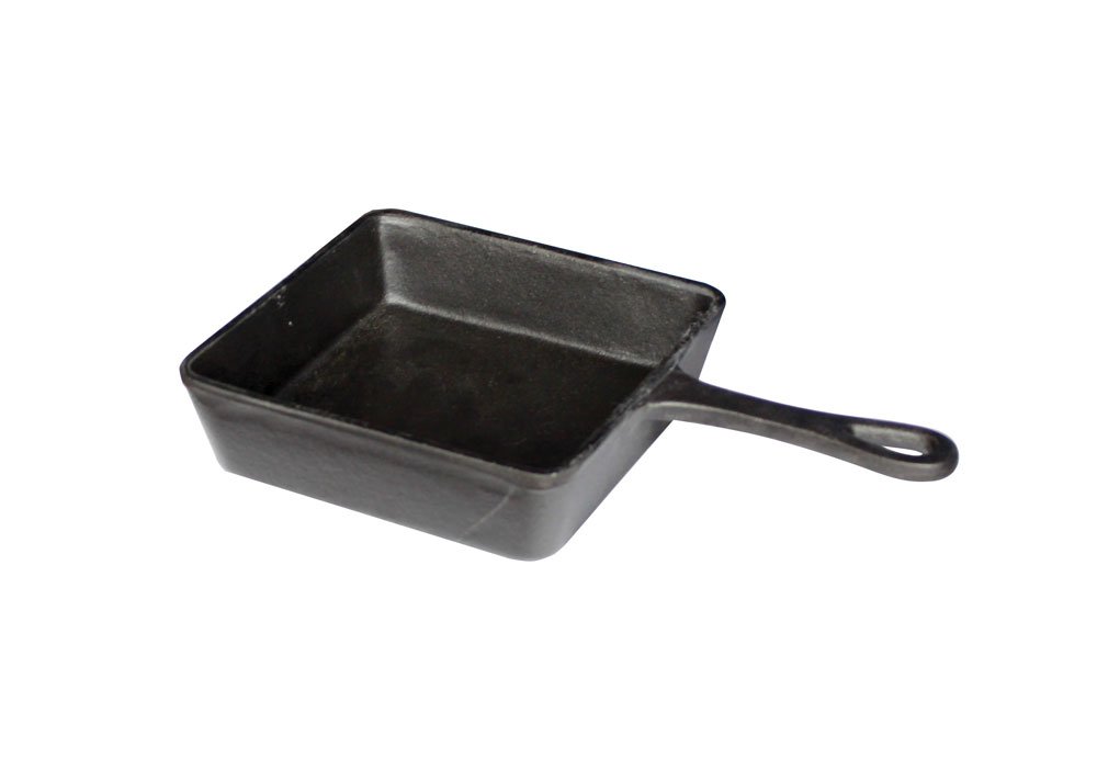 Samuel Groves - Cast Iron Square Skillet Pan 140x140x32mm