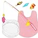 Enjoyable Potty Fisher Toilet Fishing Game, Adjustable Rod, Water Tank, 4 Colored Fishes, Pink Mat, Fish Fun for Adults & Kids, Hilarious Fishing Game Toilet! - Fairly Odd Novelties