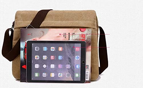 Sechunk Vintage Canvas Messenger Cross body bag Shoulder bag - Image 5