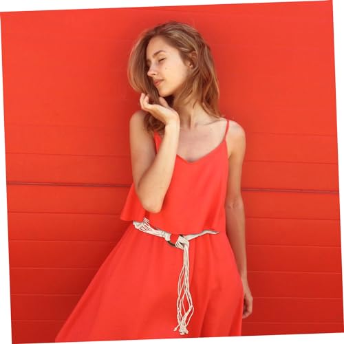 Bohemian Woven Waist Belt for Women Shell Decorated Dress Accessory Elegant and Practical Fashion Belt for Weddings Parties and Everyday Wear4