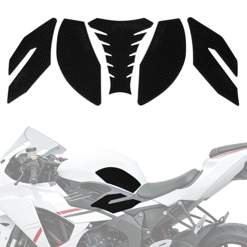 Tank Pads for ZX6R with Strong Adhesive - Motorcycle Fuel Tank Corner Protector Anti-Slip Tank Grips for ZX-6R 636 2009-2025