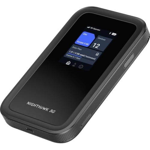 Image of NETGEAR Nighthawk 5G Mobile Hotspot M7 | eSIM or SIM | Portable WiFi 7 Router for Travel in 140+ Countries | 5G /4G LTE | 3.6Gbps Speed | Cloud Care Networks Powered by AT&T, T-Mobile, Verizon (MH7150)
