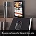 ROKFORM – Universal Adapter with Twist Lock, Magnetic Phone Mount, Adapter Mounts to Almost Any Smartphone, Phone Case, Tablet, or Flat Surface with 3M VHB Adhesive (Black)