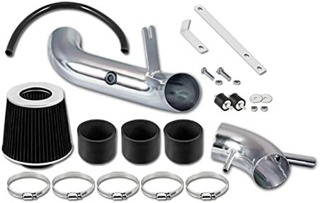 R&L Racing 2.75" Black Cold Air Intake Induction Kit + Filter 97-01 For Hyundai Tiburon 96-00 Elantra 1.8L / 2.0L L4