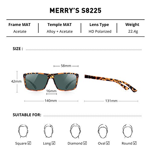 MERRY'S Men Polarized Sunglasses Male Women Outdoor Fishing Sun glasses2