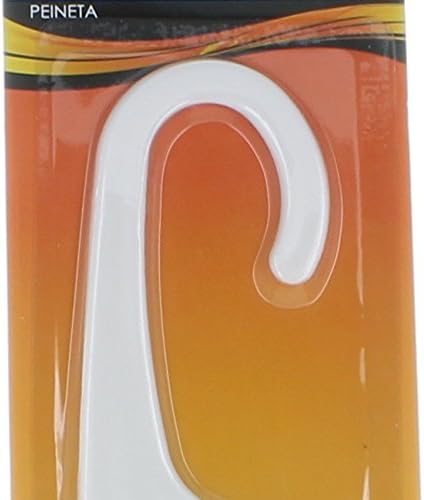 Miniatura 5 de Lote de 3 peines desenredantes blancos para peluquería de dientes anchos