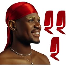 DuragPro 4 Pack Silk Durag for Men, Enhanced Durability and Compression, Silky Satin Do Rag