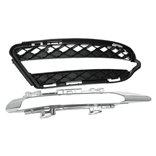 Obahdirry Cubierta de parrilla de luz antiniebla DRL delantera derecha y moldura para W221 2009-2013
