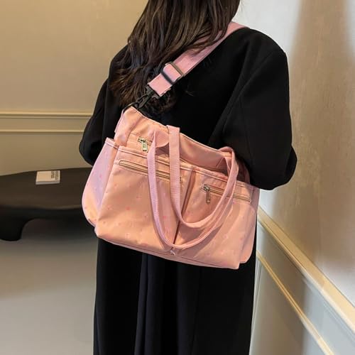 Casual Messenger Bag Floral Nylon Crossbody Bag Chic Shoulder Bag Travel Daypacks3