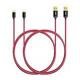 Carga y sincroniza a alta velocidad: Carga 7% más rápido que con otros cables y transfiere datos hasta 480Mbps con USB 2.0 (retrocompatibile)