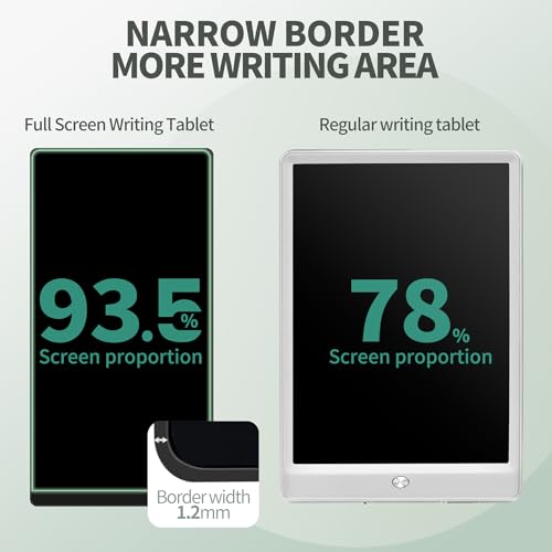 Image of LCD Writing Tablet for Adults: Mini 6.5 Inch Full Screen Reusable Digital Notepad Lightweight Portable Use for Office Study Teaching