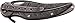 Tac-Force Folding Knife, Black Straight Edge Blade, Black Handle, 3.75-Inch Closed TF-903BK