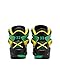 Ewing Patrick Athletics Rogue Jamaica Sneakers - Limited Edition Black/Green/Yellow Athletic Shoes, Size 10