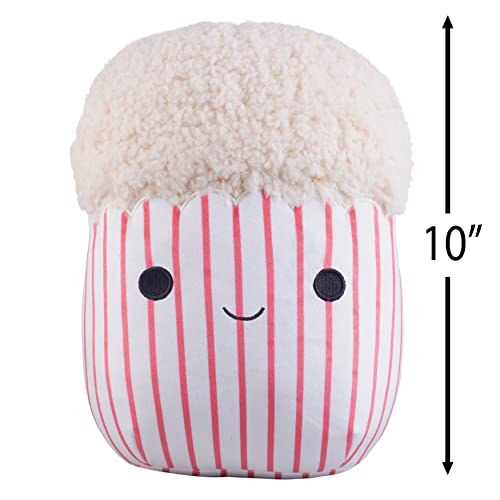 Squishmallows 10" Arnel The Popcorn - Officially Licensed Kellytoy Plush - Collectible Soft & Squishy Stuffed Animal Toy - Add To Your Squad - Gift For Kids, Girls & Boys - 10 Inch #TOP3